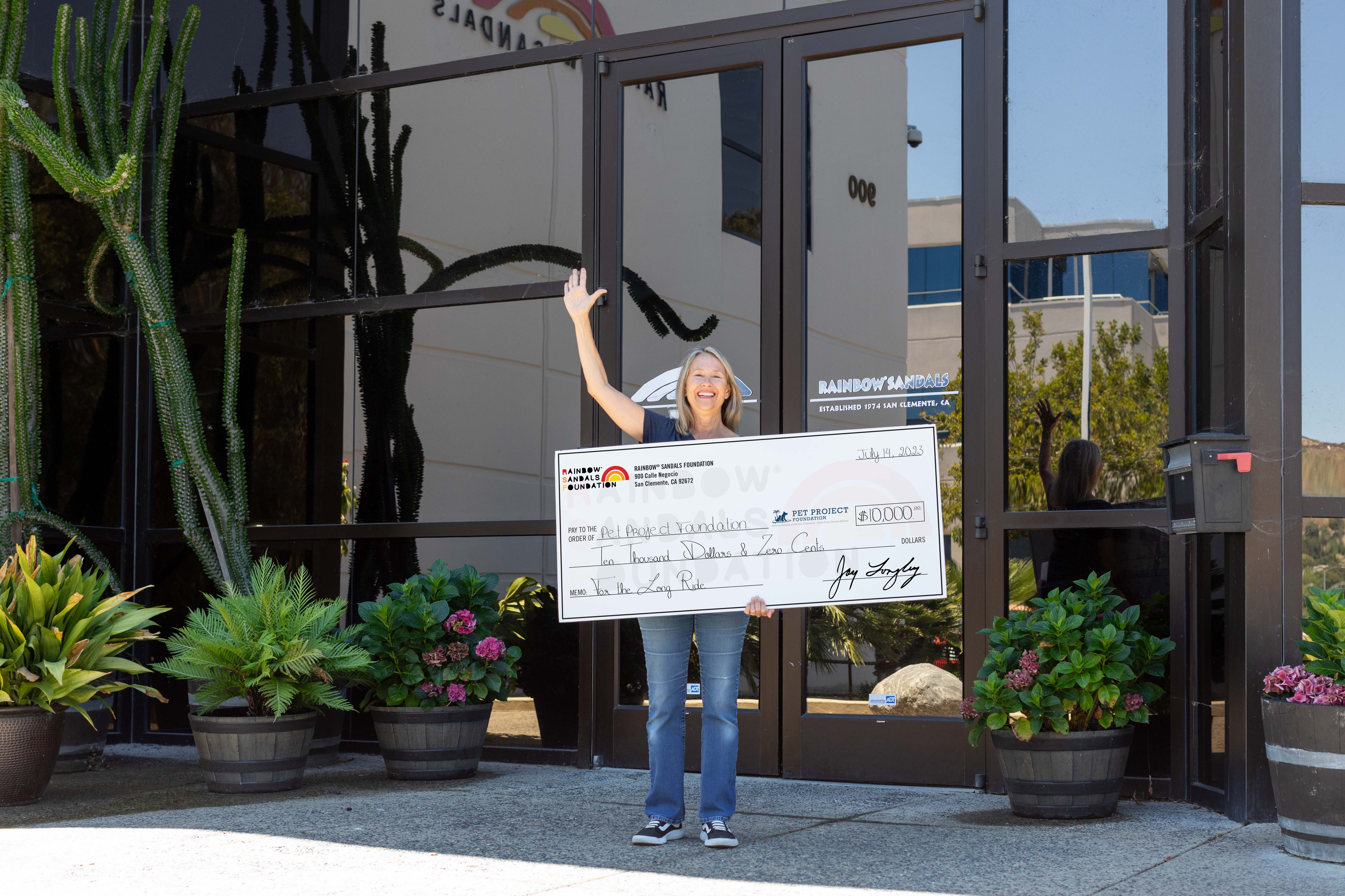 Pet Project Foundation Rainbow Sandals